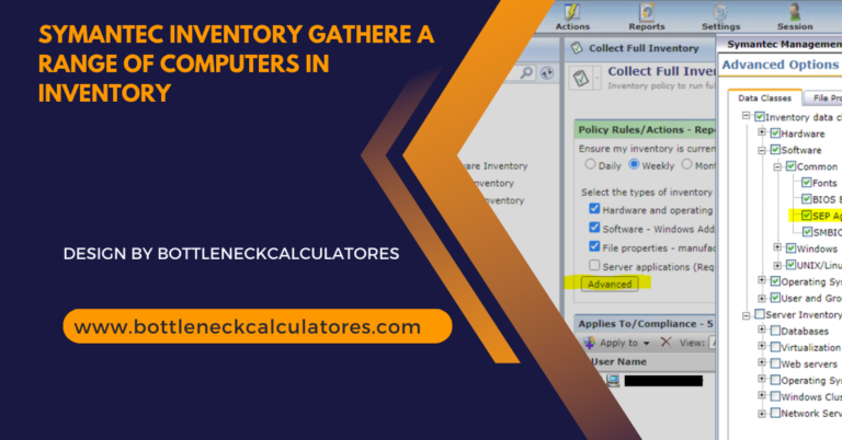 Symantec Inventory Gathere A Range Of Computers In Inventory